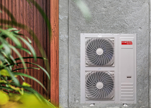 27 kW Monobloc DC Inverter & EVI Air to Water Heat Pump Heating / Cooling + Domestic Hot Water