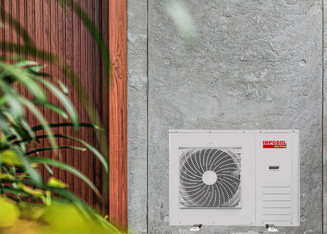 15–16 kW R32 Monobloc DC Inverter EVI Heat Pump
