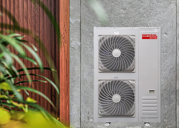 21-22 kW Monobloc DC Inverter & EVI Air to Water Heat Pump Heating / Cooling + Domestic Hot Water