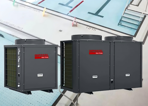 20 kW / 40 kW Fixed Speed & EVI Commercial Air to Water Heat Pump Heating / Cooling Swimming Pool