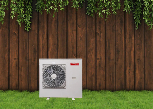 11 kW Monobloc DC Inverter & EVI Air to Water Heat Pump Heating / Cooling + Domestic Hot Water
