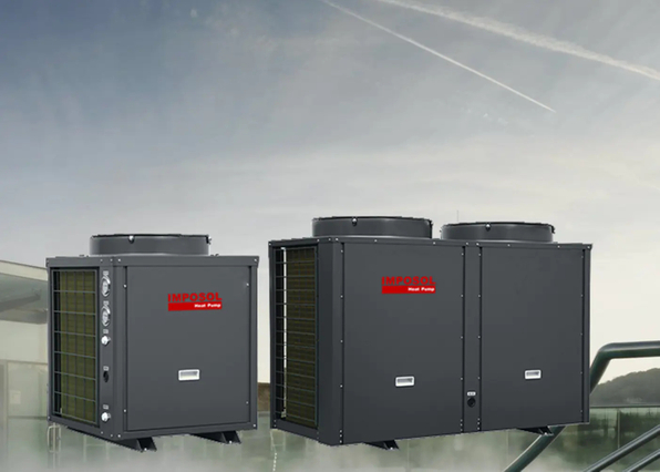 29 kW / 35 kW / 37 kW Fixed Speed & EVI Commercial Air to Water Heat Pump 75-80C High Temperature Hot Water