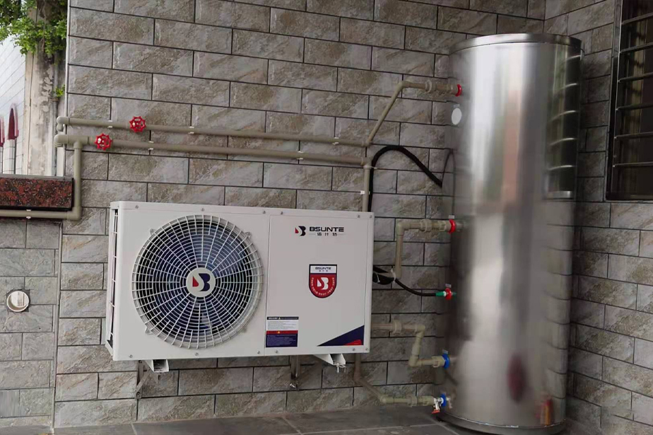 Where is the air energy water heater installed
