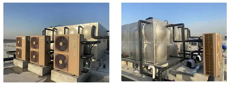 dormitory air energy + solar water heating